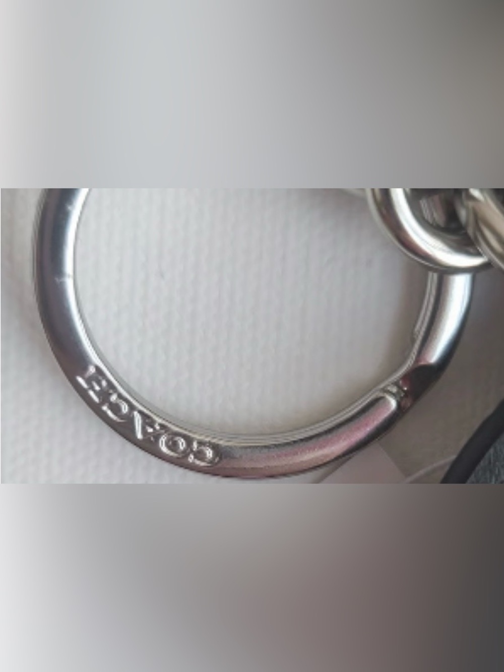 Coach NY Mirror Bag Charm With Hearts &Bolt neon-colored lightning boltsNWT - Picture 7 of 16